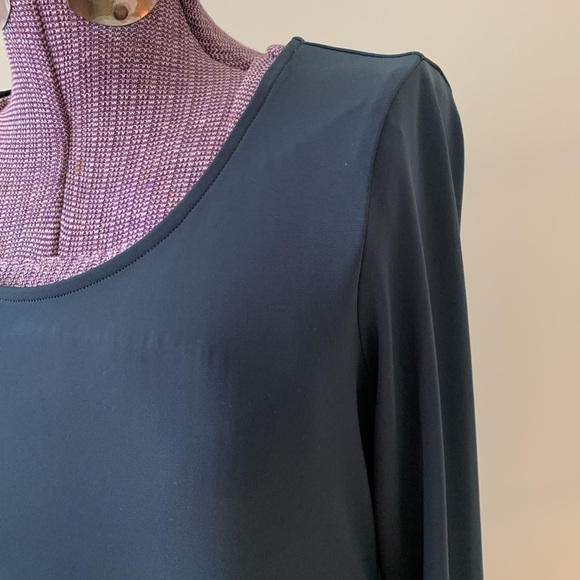 Lands' End Swing Skirt Dress Size Medium Dark Green - Picture 3 of 12